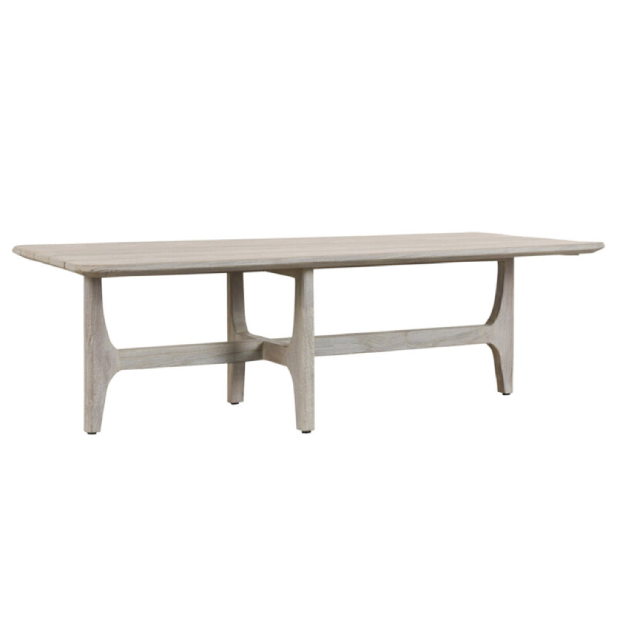 a4fd121c32e9f53ed256d3d7a2b6912a Dawn Outdoor Rectangle Coffee Table - Gray - Image 1