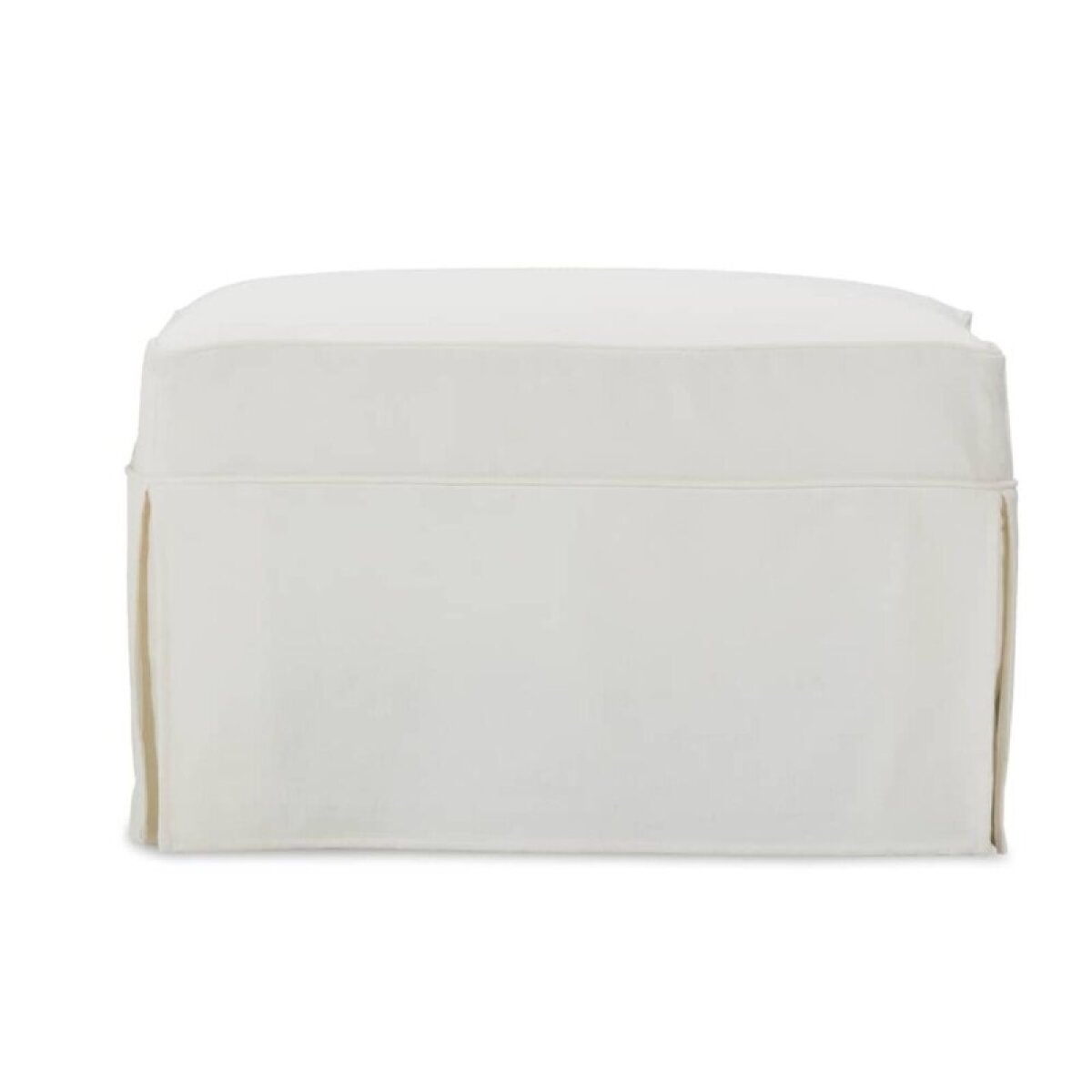 a5238c694f0c65ef372c8596d63fb312 Sophie Slipcovered Ottoman - Image 1