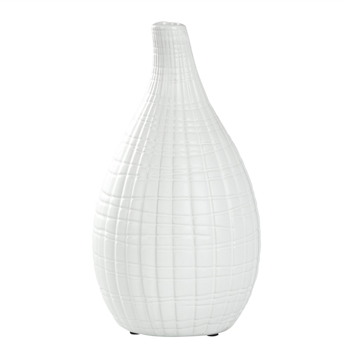 a558f7cf41006bde6961114e336a390a Lindos Vase | Matte White Finish On Ceramic - Image 1