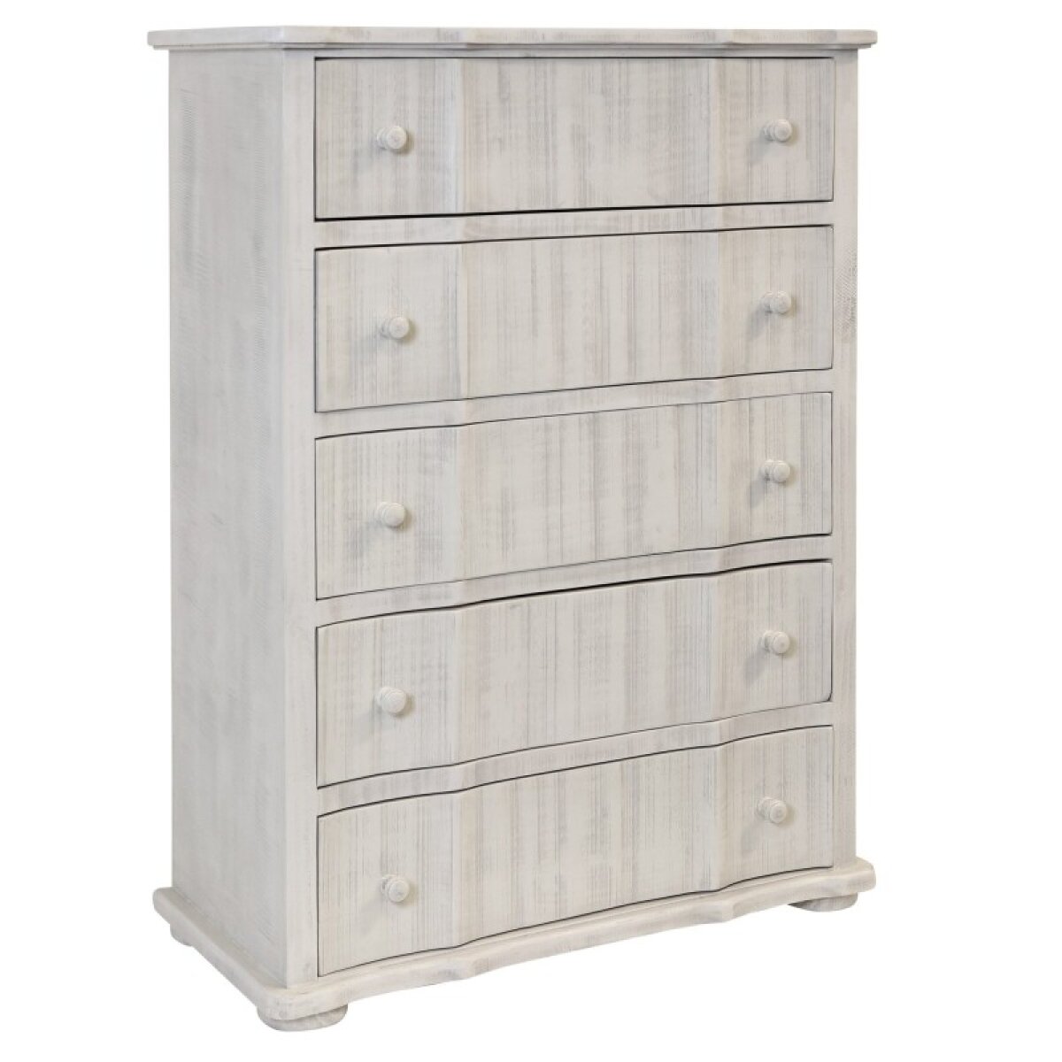 a5834f901cda17243ba2d75fe3002985 White Wash Arena 5 Drawer Chest - Image 1