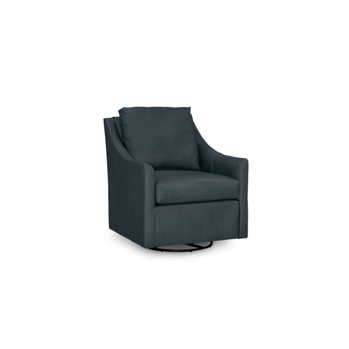 a5bdfb9f469389cbb80feba4d477e7bc Sloan Leather Slope Arm Swivel Glider Chair - Image 1