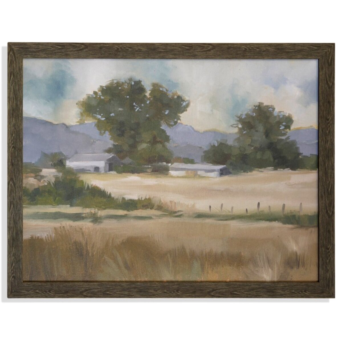 a5e058f253d09732fba52af41fd0e02f Down On The Farmtextured Framed Print - Image 1