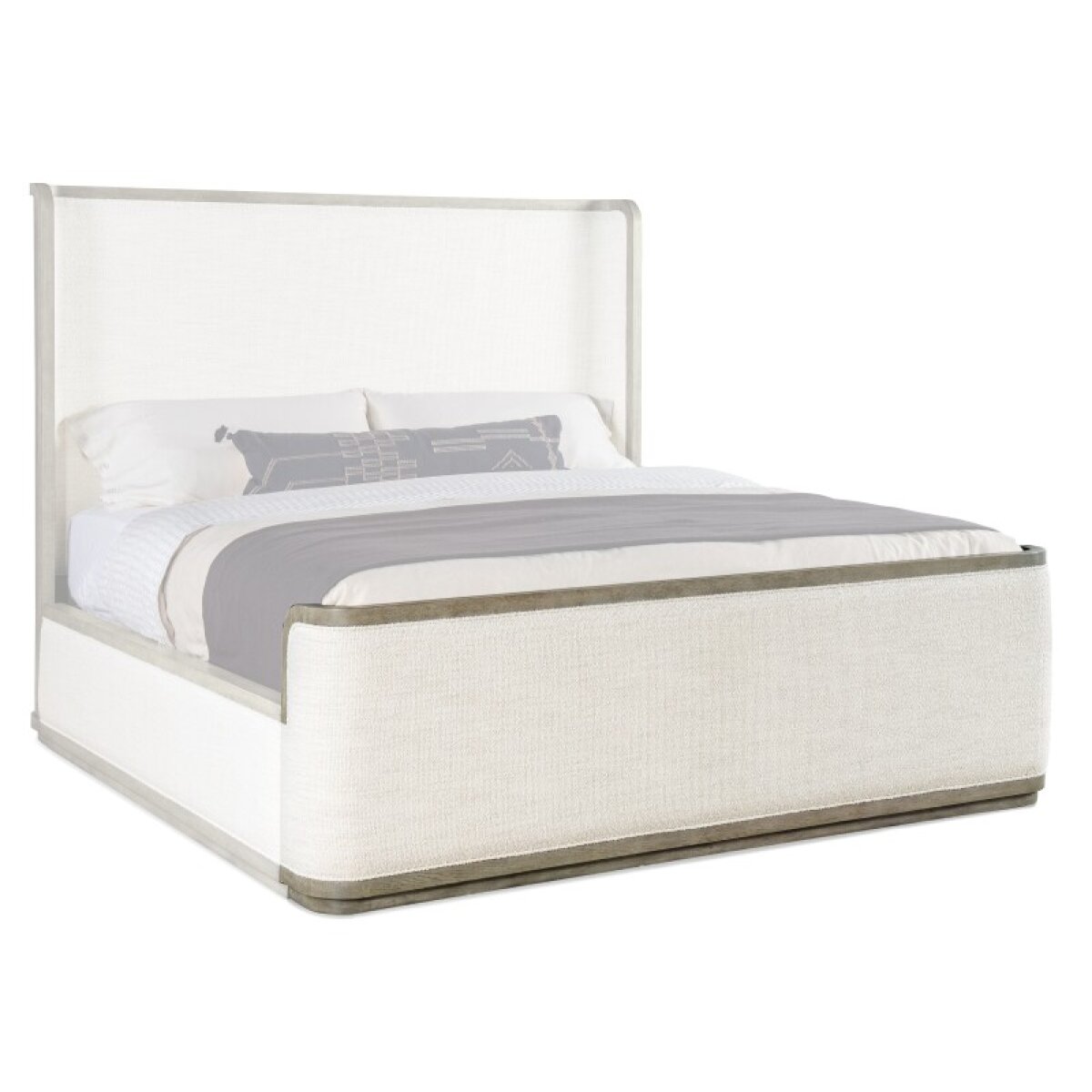a5f94652d4cab50bb5f2760329706845 Bedroom Linville Falls Boones 6/0-6/6 Upholstered Shelter Footboard - Image 1