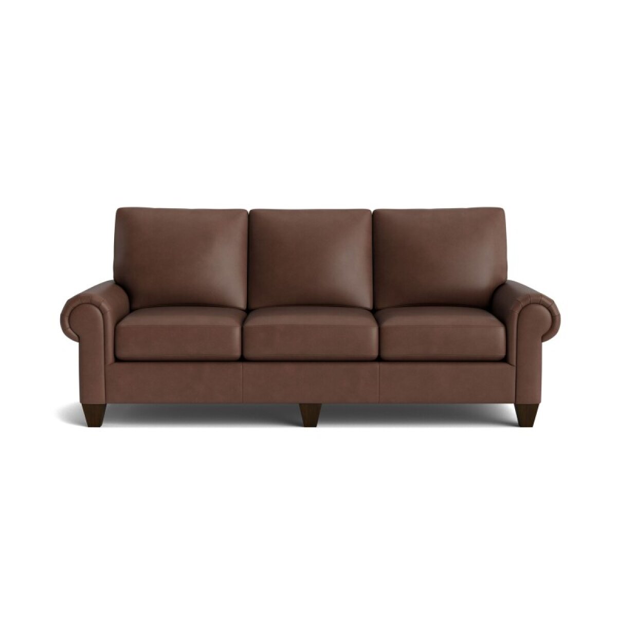 a612d034be315bee1b1b51dabc38a1e3 True Custom™ True Custom® Leather Large Panel Arm Sofa - Image 1