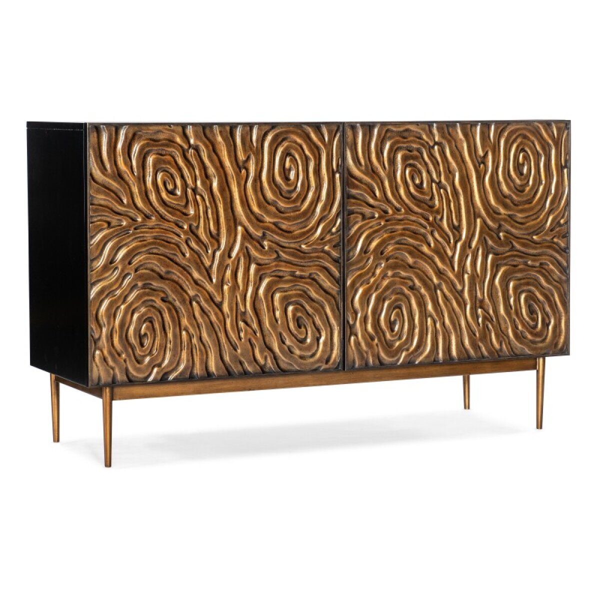 a63c2bd5aaf7cc0f23aa2a7aeb3c5a8f Living Room Melange Fingerprints Two Door Credenza - Image 1