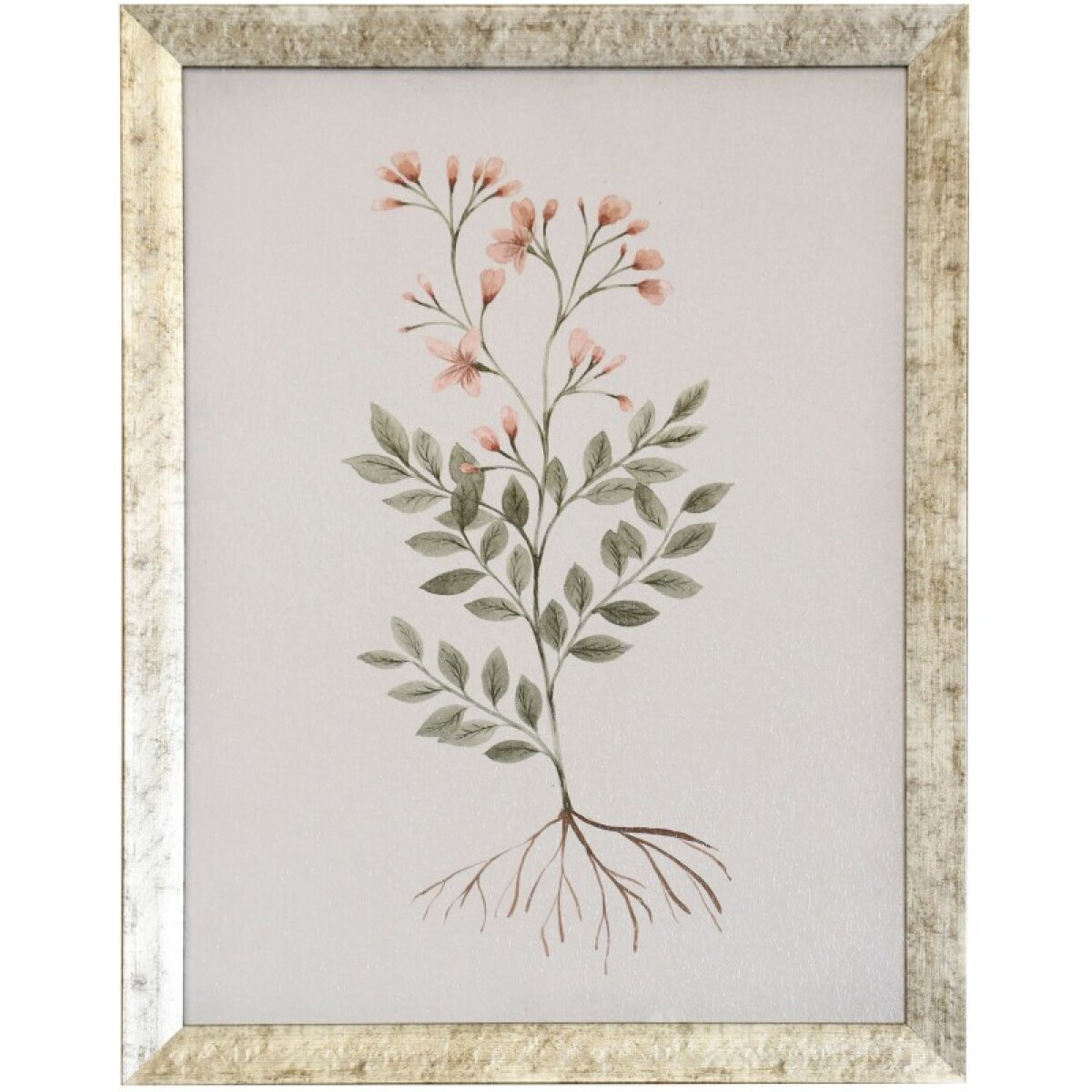 a74175c63f9e639579c2d292203039b3 Pink Flower Textured Framed Print - Image 1