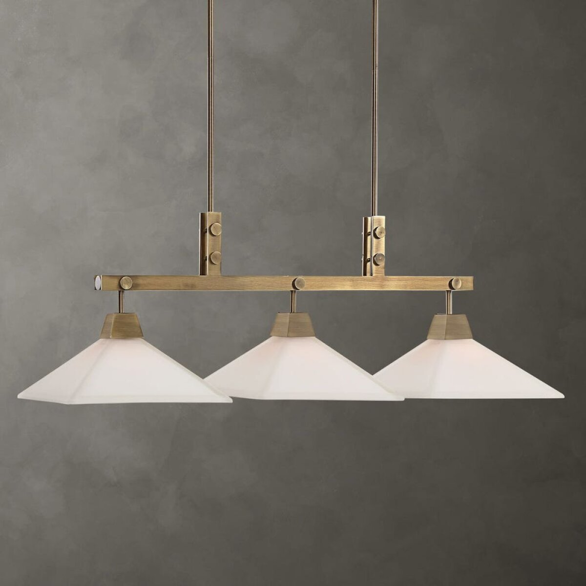 a745b10e3af02ca669d9d287df5d1559 Brookdale, 3 Lt Linear Chandelier - Image 1