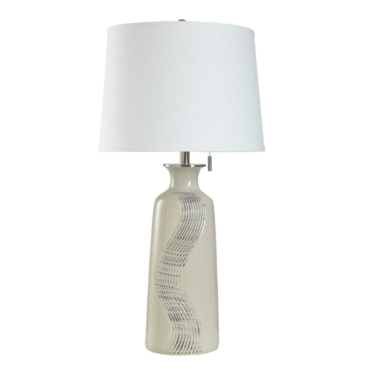 a77757d914a7543be2c18eac77305174 Dark Ivory Cearmic Table Lamp - Image 1