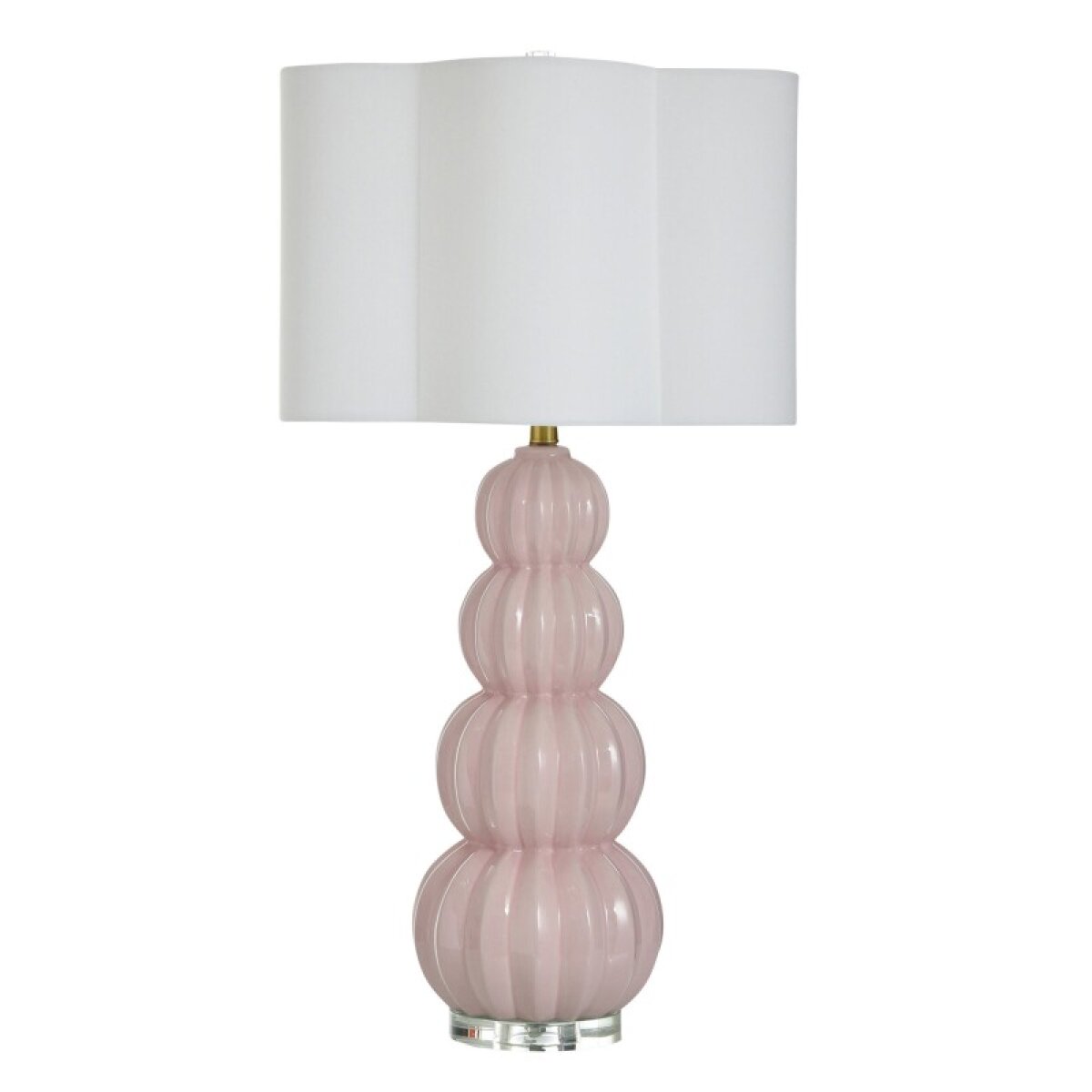 a854224793a4c12834663c94b00ce074 Ophelia Tamara Day For Stylecraft Pink Peony Ceramic Table Lamp - Image 1