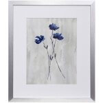 Indigo Botanical Iii Framed Print Under Glass