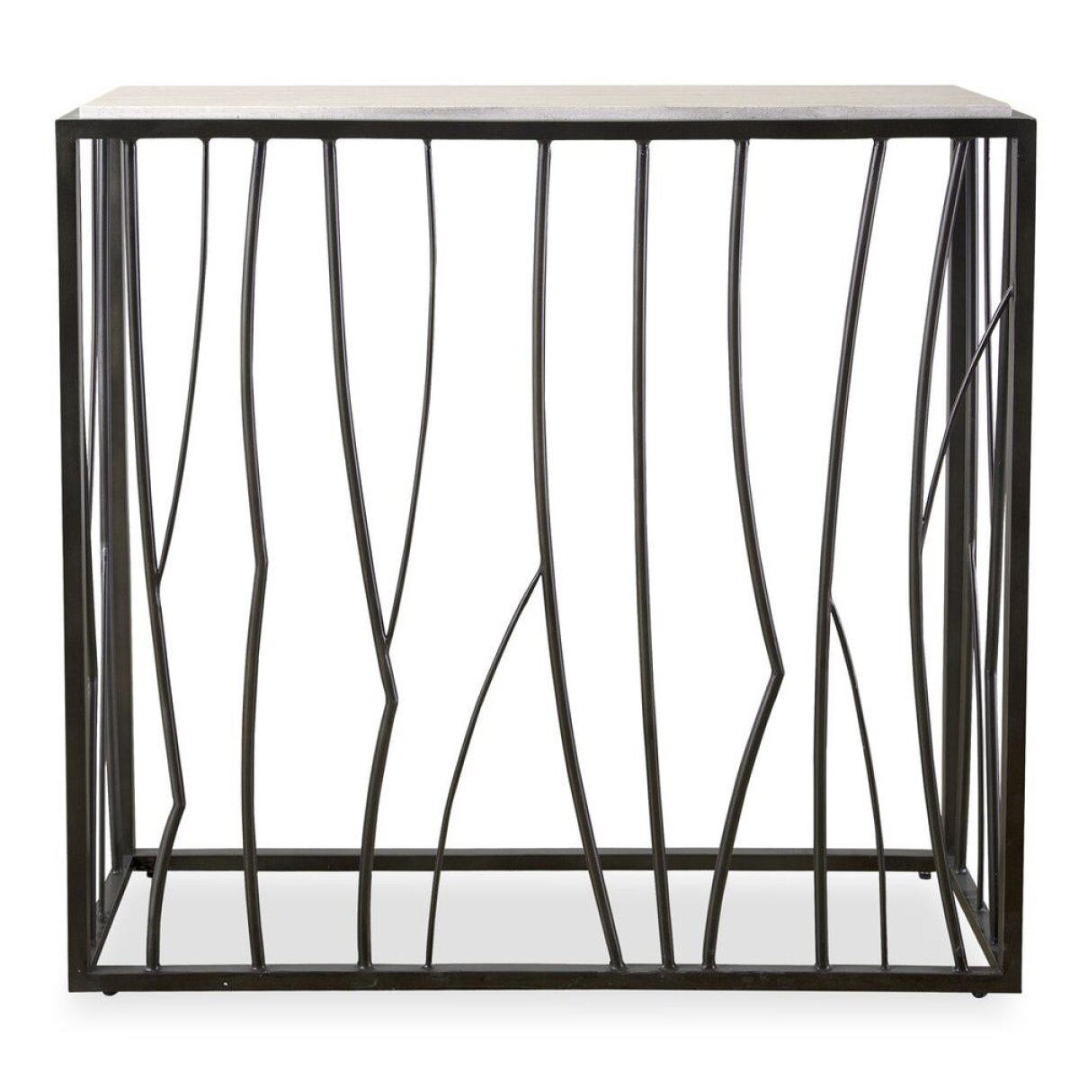 a899070e14ea98a677b78e3cbda8718e Reed Console Table, 2 Cartons - Image 1