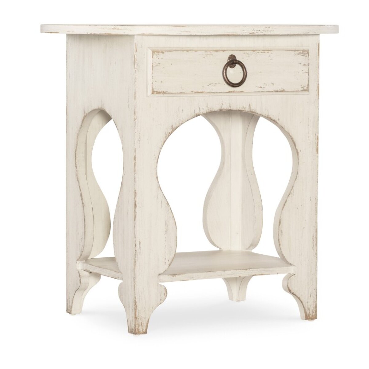 a910d057e81134f2ac8c4fbb7e4caef7 Bedroom Americana One-Drawer Oval Nightstand - Image 1