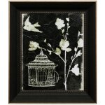 Branch & Bird Ii Jane Seymour Collection Framed Print With Heavy Clear Gloss