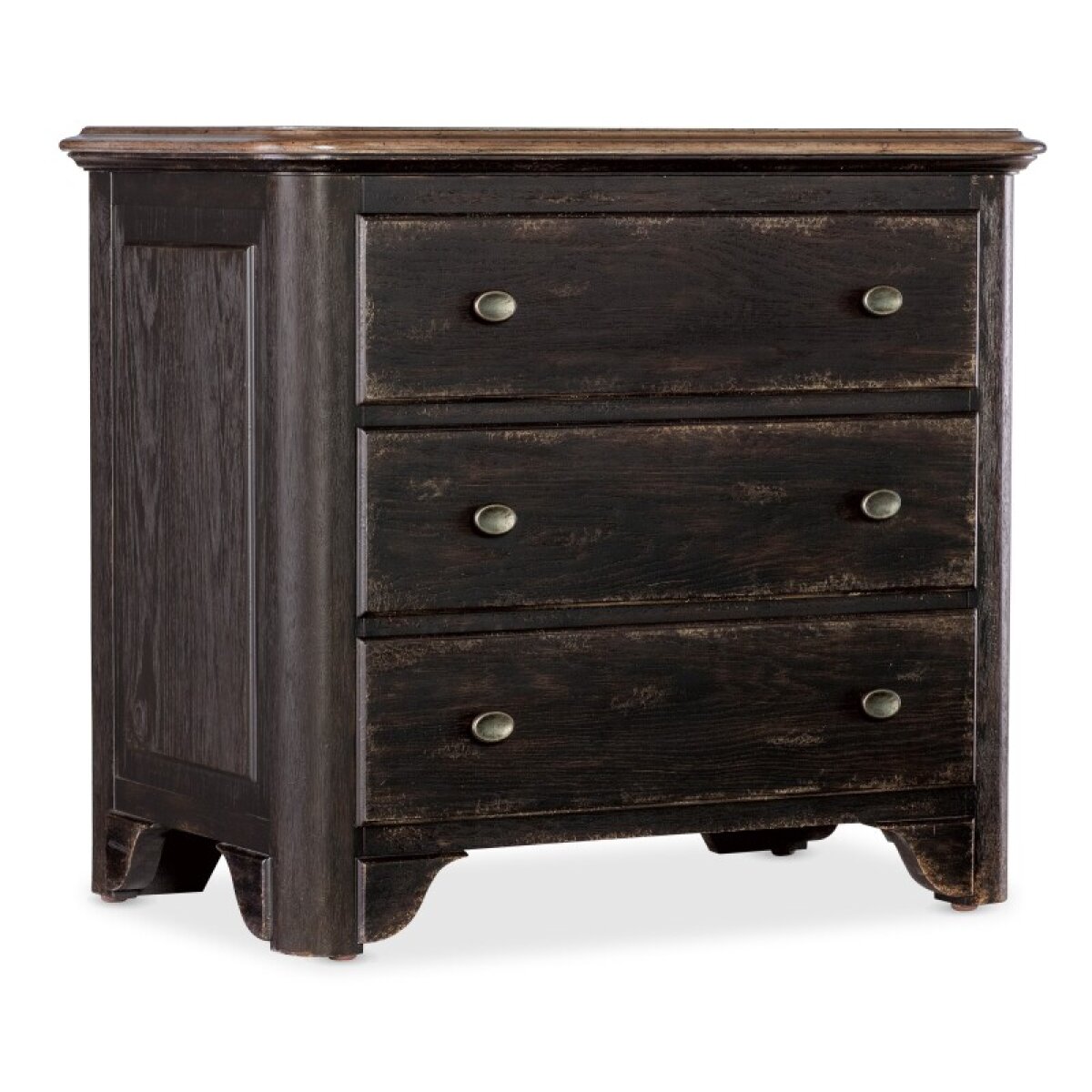 a999362af8918dc13a15988bed4c7fce Bedroom Americana Three-Drawer Nightstand - Image 1