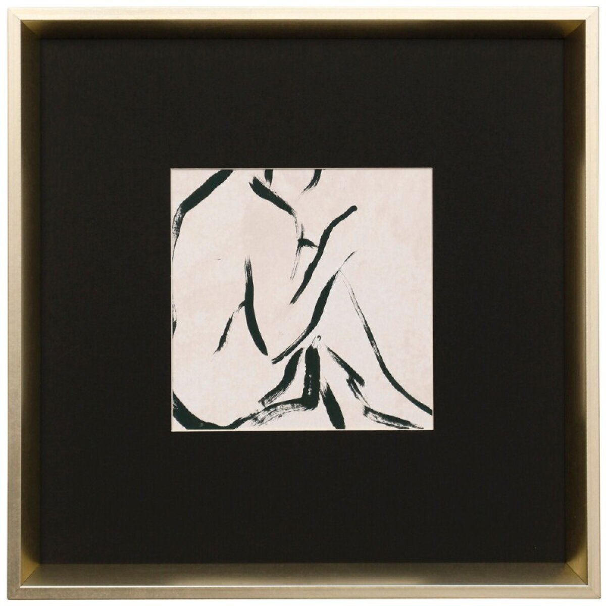 a9c3f003168c6734ba1b52676f71126a Sitting Figure Iv Framed Print Under Glass - Image 1