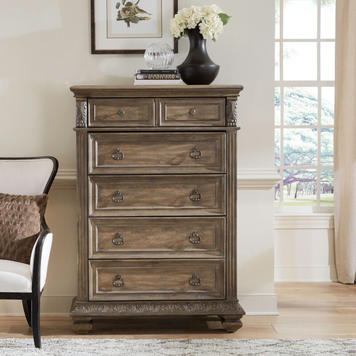 aa837b6659d65a93106d144aaed6a63b Carlisle Court 5 Drawer Chest - Image 1