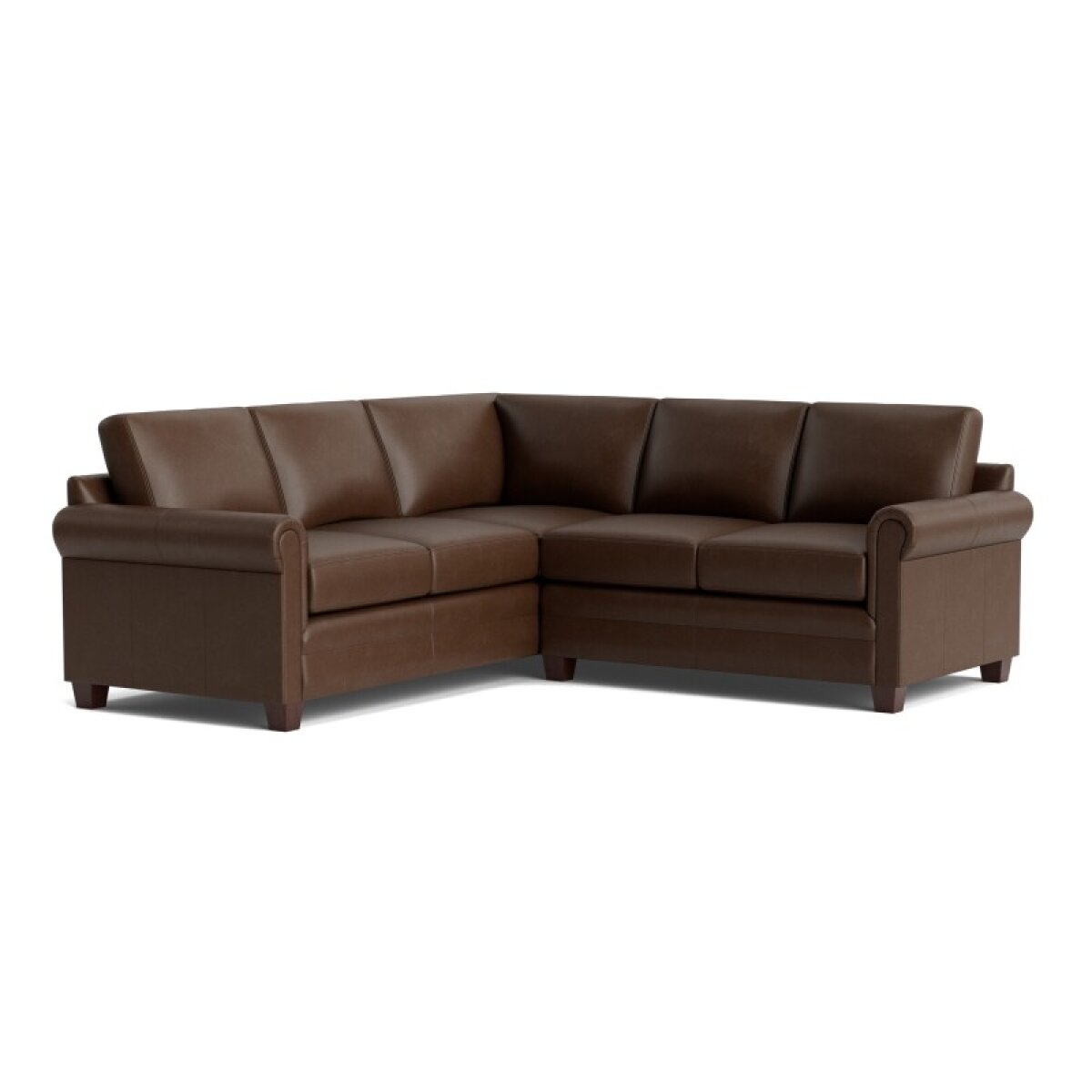 aa9137c4ae3ab7260a44cb7491334b8a Carolina Leather Panel Arm L-Shaped Sectional - Image 1