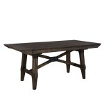 Double Bridge 5 Piece Trestle Table Set - Image 3