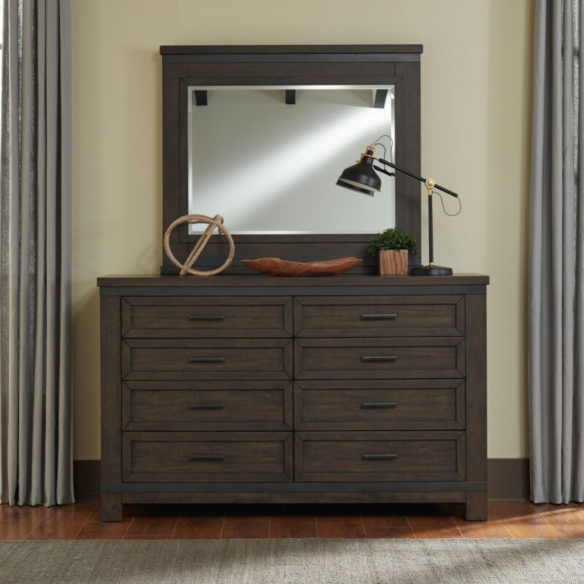 aad4a9cb56d754a2e9f6a605b3d1c915 Thornwood Hills Dresser & Mirror - Image 1