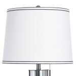 Hoke Silver Glass Table Lamp - Image 3