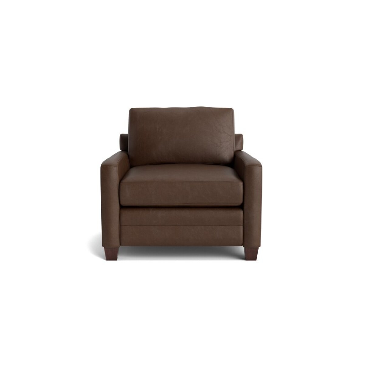ab6d7c1aaa73418903aac28f0675ebcf Carolina Leather Track Arm Chair - Image 1