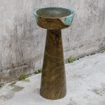 Mano Drink Table, Blue-green - Image 4