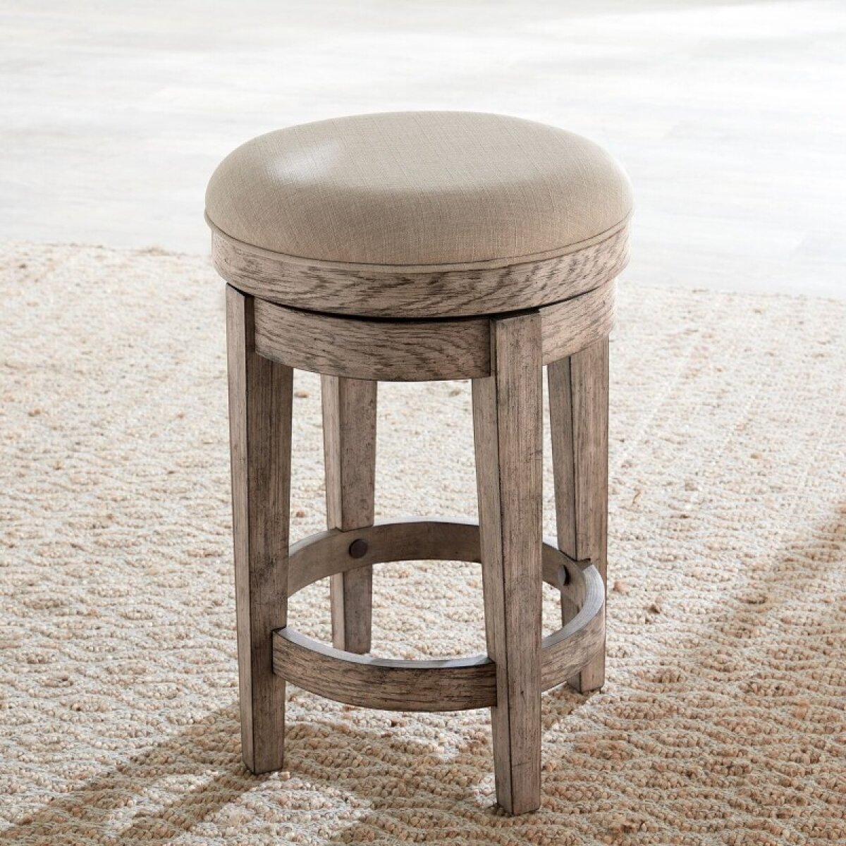 abd4b3f71ddf58bd94f09e5ab757bd66 City Scape Uph Swivel Console Stool - Image 1
