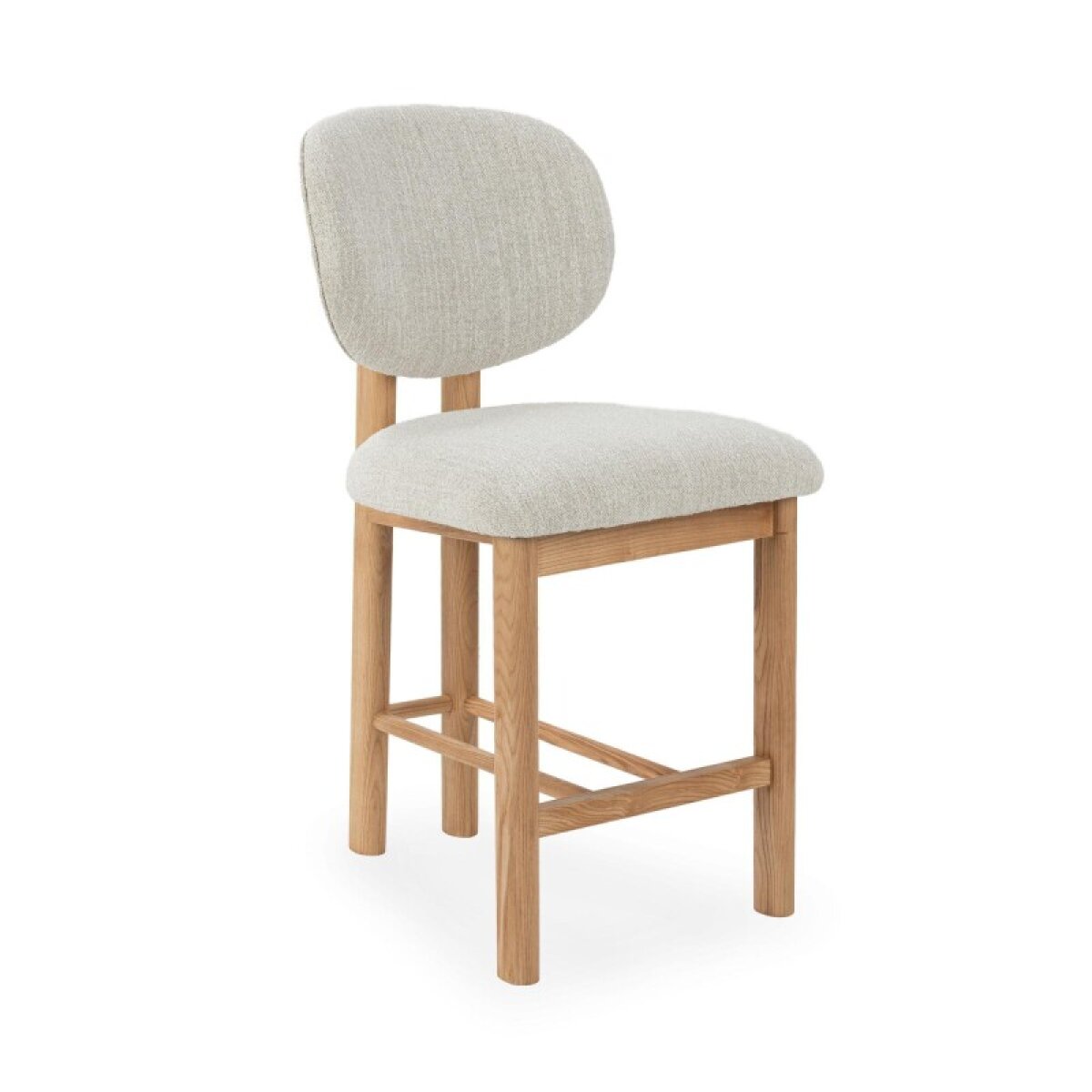abf37bcf6983727bdea3c43d23ed0500 Delancey Upholstered Counter Stool - Autumn Cream - Image 1