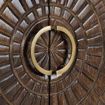 Vivienne Solid Wood Bar Cabinet - Bark Brown - Image 6