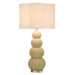 Ophelia Tamara Day For Stylecraft Cream Ceramic Table Lamp - Image 3