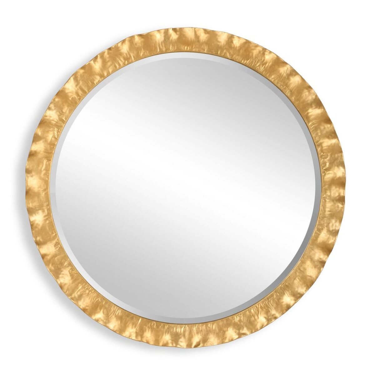 ac9282d3c9a0f80e4d05f7c437b0f104 Haya Round Mirror, Gold - Image 1