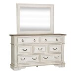 Abbey Park King Panel Bed, Dresser & Mirror, Chest, Night Stand - Image 4