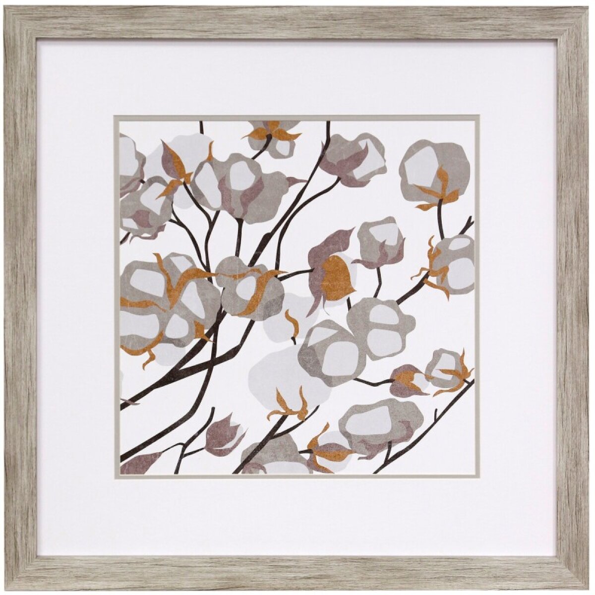 ad5cf2deb50bf99c5e232965738cd91c Cotton Balls Ii Framed Print Under Glass - Image 1