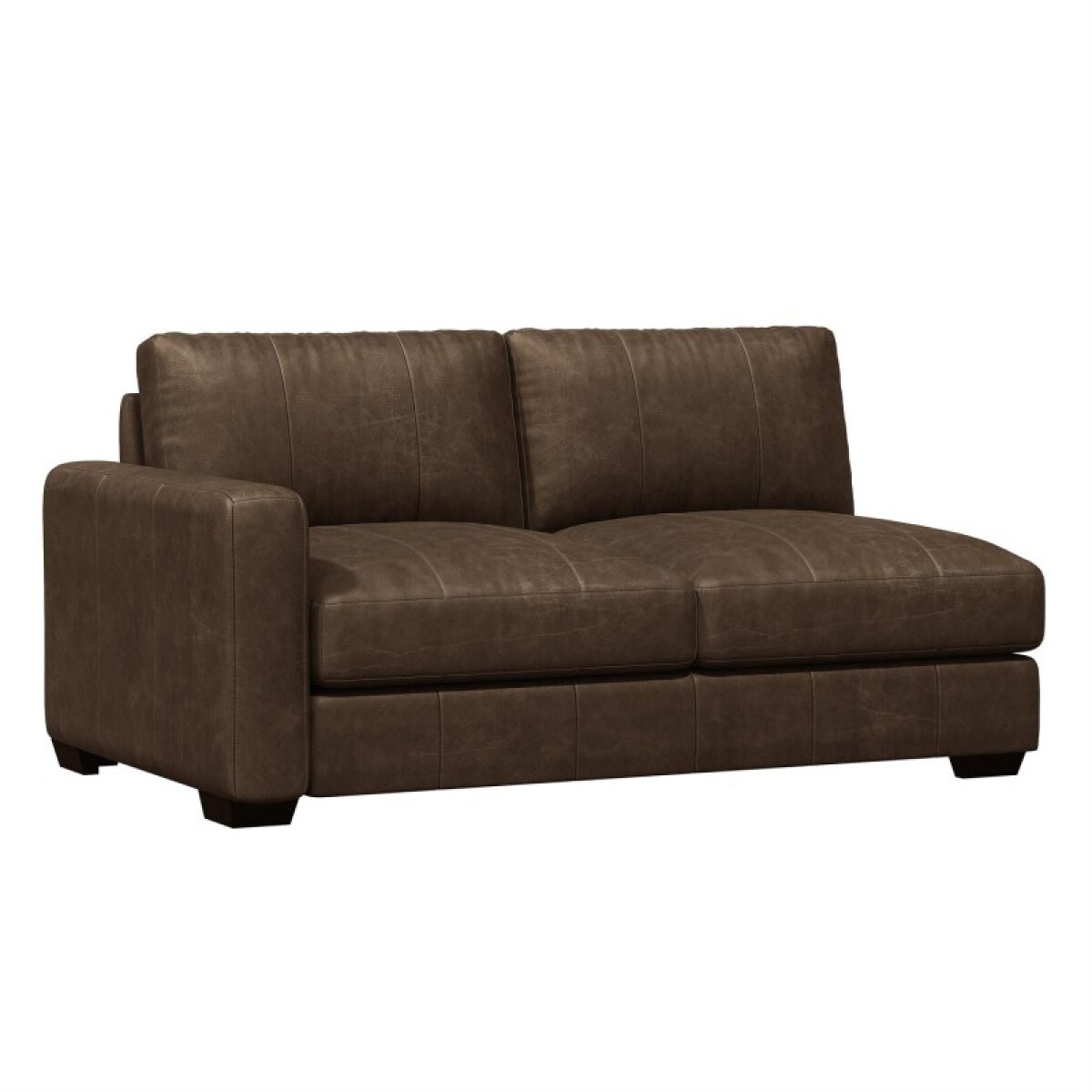 ad5d472c7e36ae93479c838e56e2cd59 Dawkins Leather Left Arm Loveseat - Image 1
