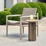 Oslo Indoor-outdoor Accent Table, Brass, 2 Cartons - Image 4