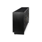 Albero Solid Wood 4dr Buffet - Black - Image 4