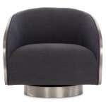 Miles Fabric Swivel Chair - Image 4