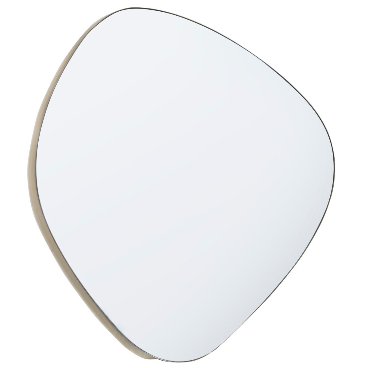 adcb968d271bc82d9765550db6326cb9 Meza Mirror- Nickel | Nickel Finish On Steel Frame | Plain Glass Mirror - Image 1