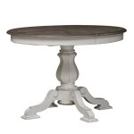 Magnolia Manor Opt 5 Piece Pedestal Table Set - Image 4