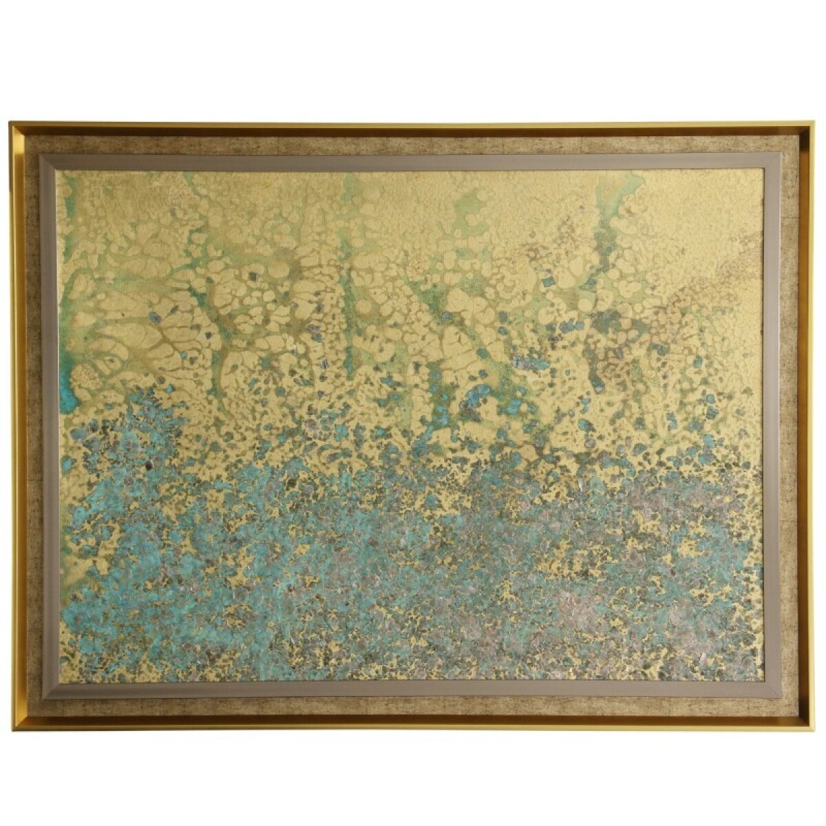 ae1bd6e830304854c250e953d993aa3d Oro Textured Framed Print - Image 1