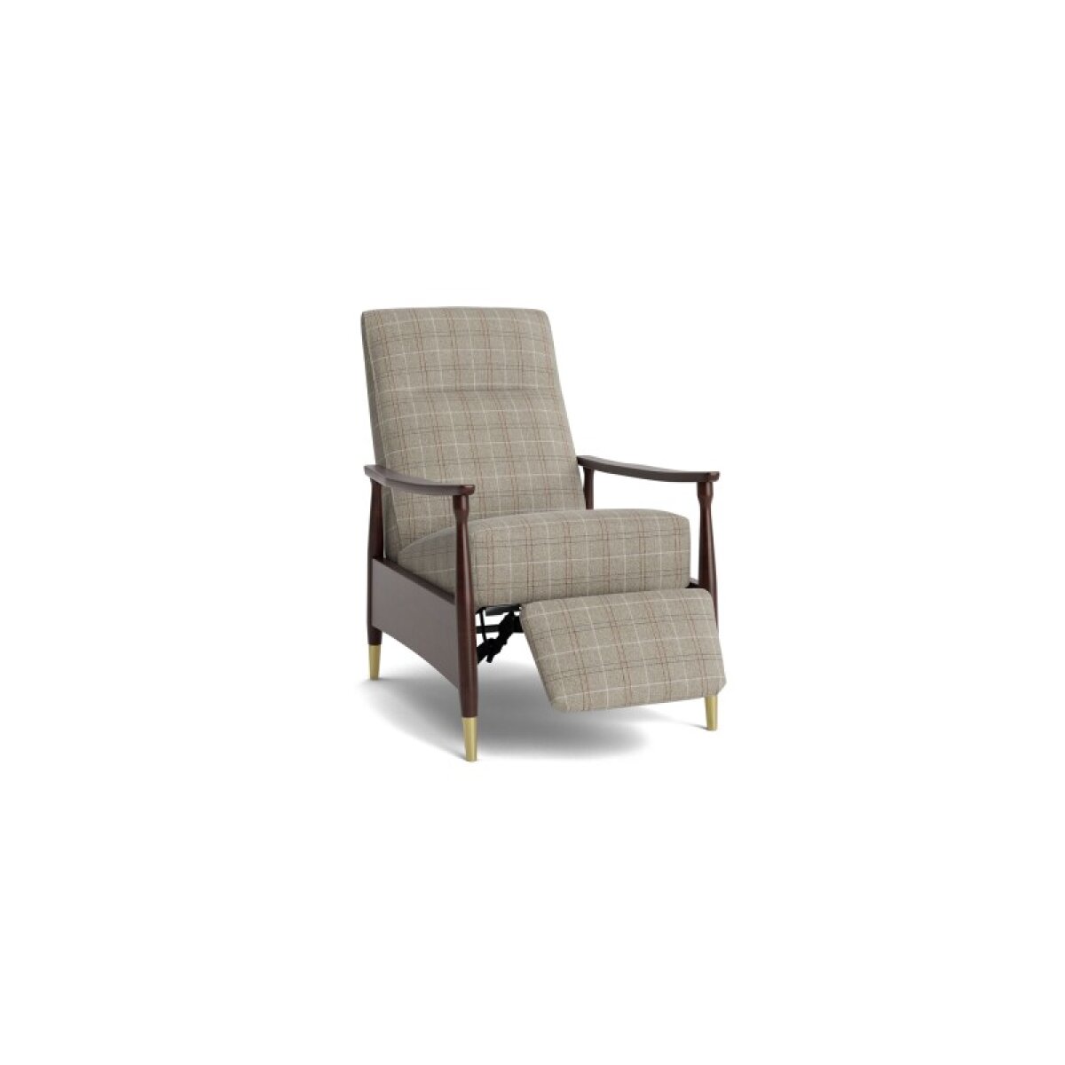 ae2da55236951a1ee33ac516e9914f30 Maris Manual Recliner with Wood Frame - Image 1