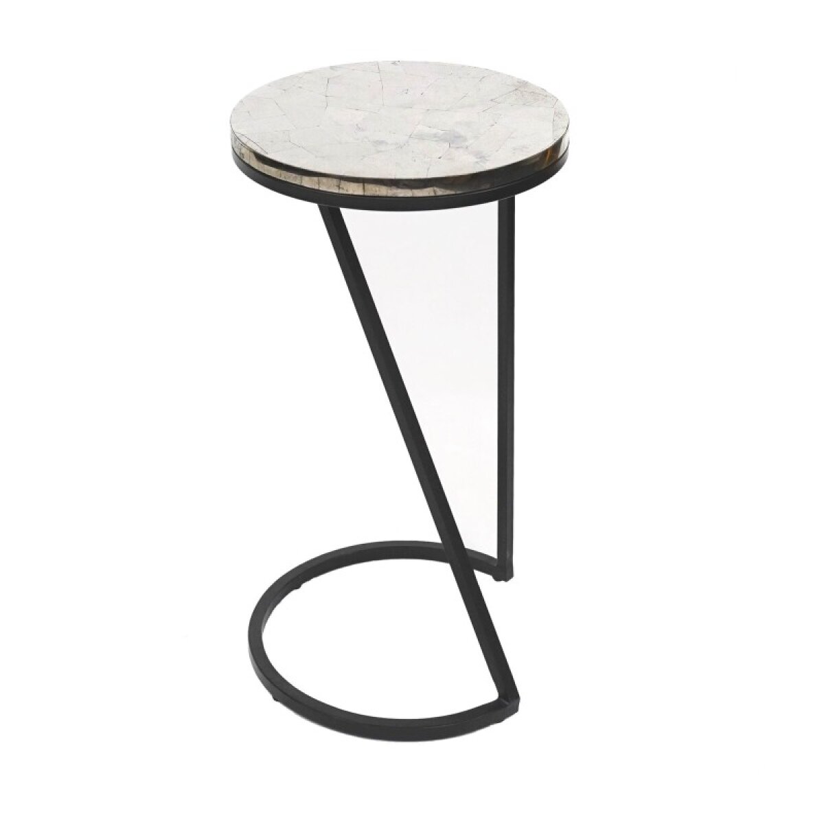 ae50bb70855d3cf8a44f48678b0daa6a Sullivan Silver Pyrite Accent Table - Image 1