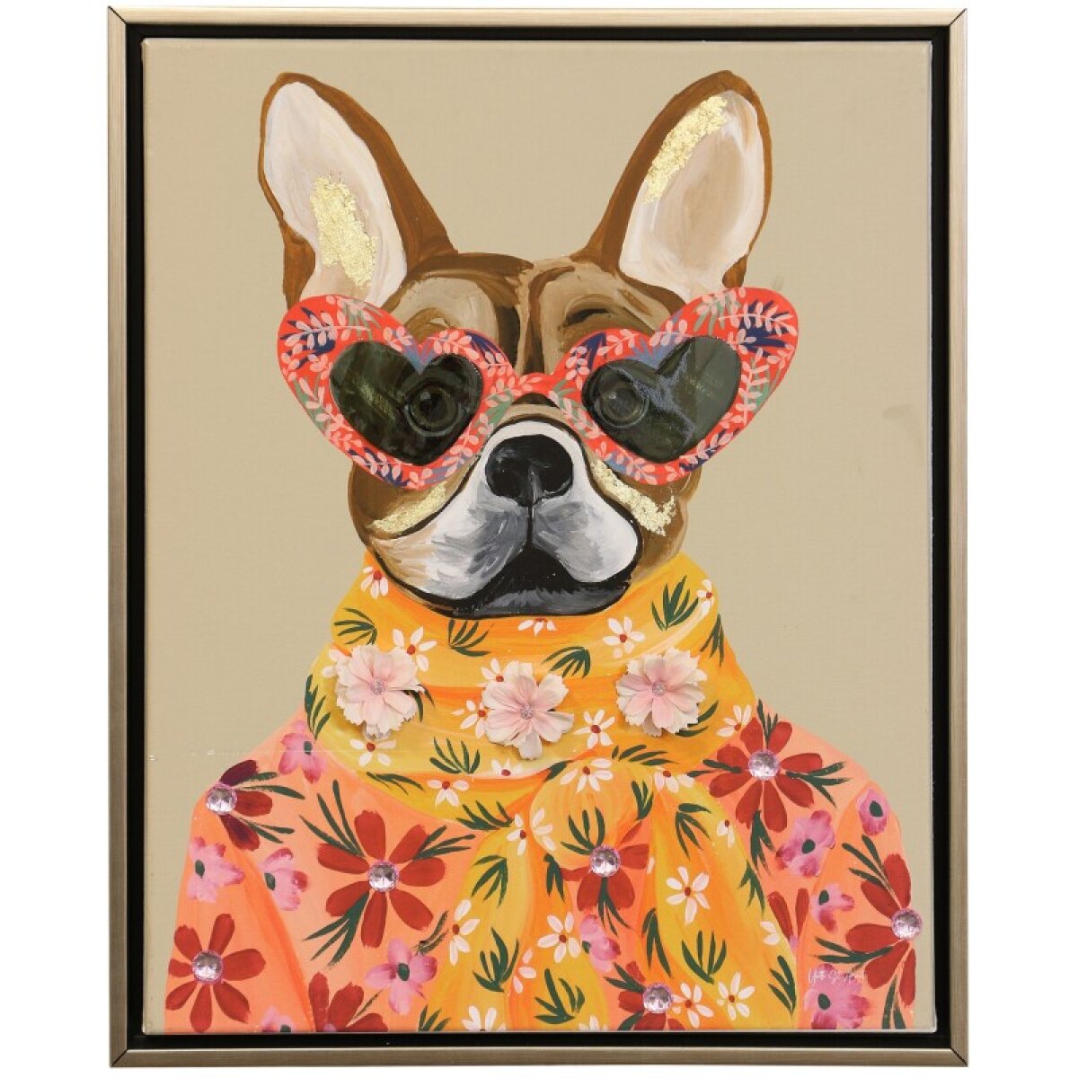 ae7f41678232da0a8794567ff374772a Fabulous Frenchie Framed Canvas - Image 1
