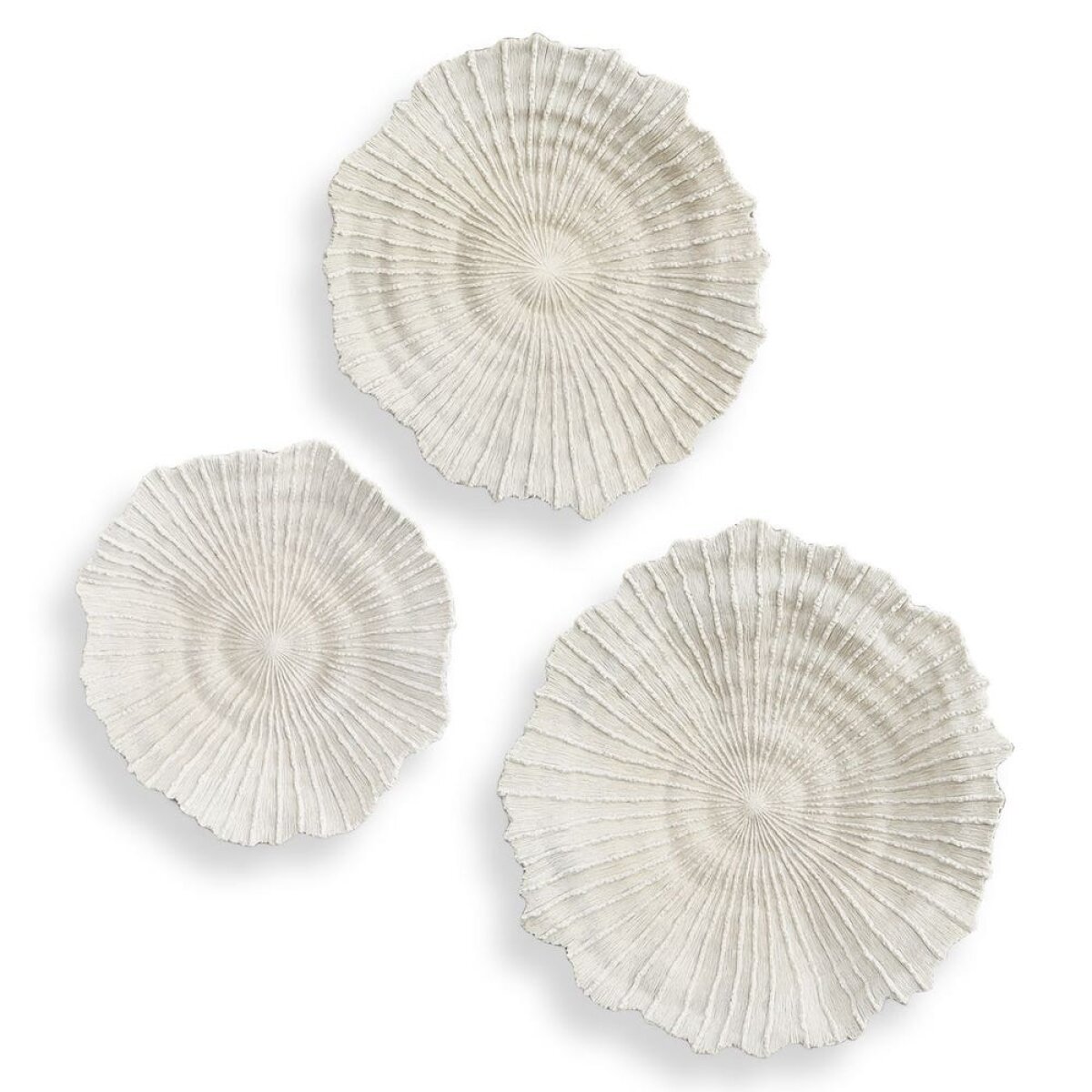 aeb87562bc768904a3497ef1106f5008 Ocean Gems Indoor-outdoor Wall Decor, Natural, S/3 - Image 1