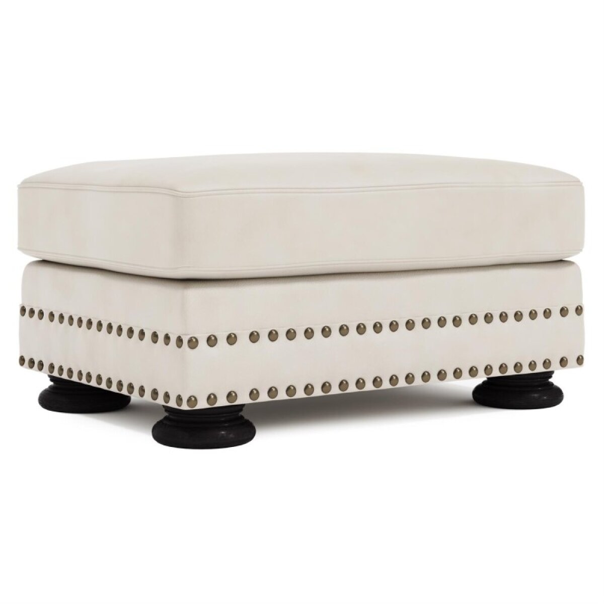 aed1587a8d8c5c1f21e98a8c7fff8040 Foster Leather Ottoman - Image 1