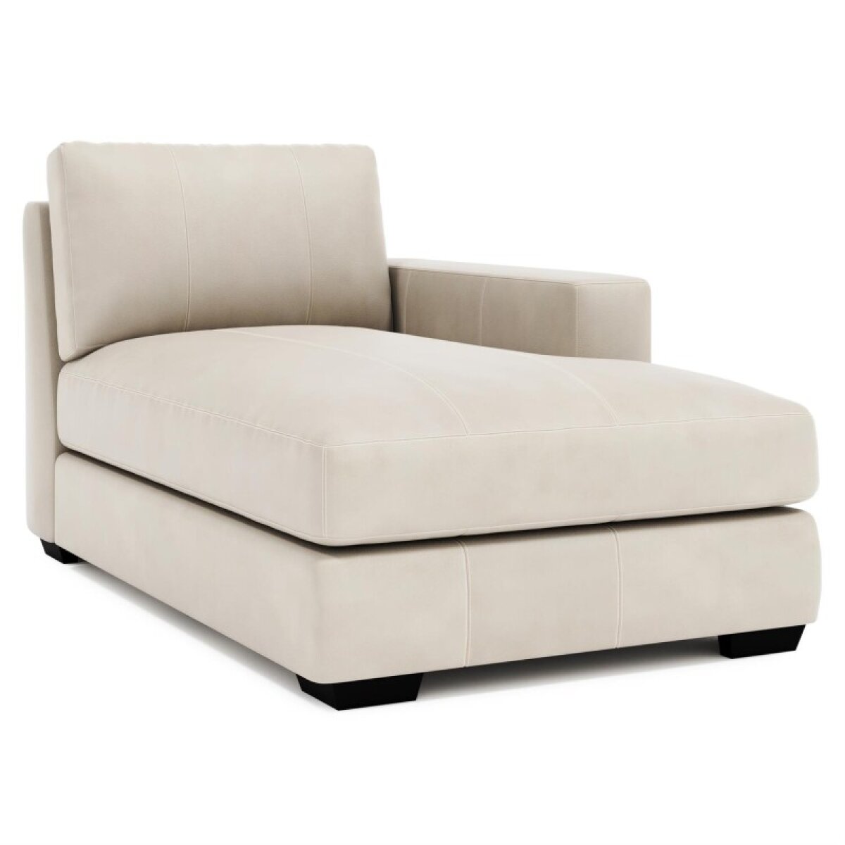 aee0bf4dbb5a3cdee527f36a7044f570 Dawkins Leather Right Arm Chaise - Image 1