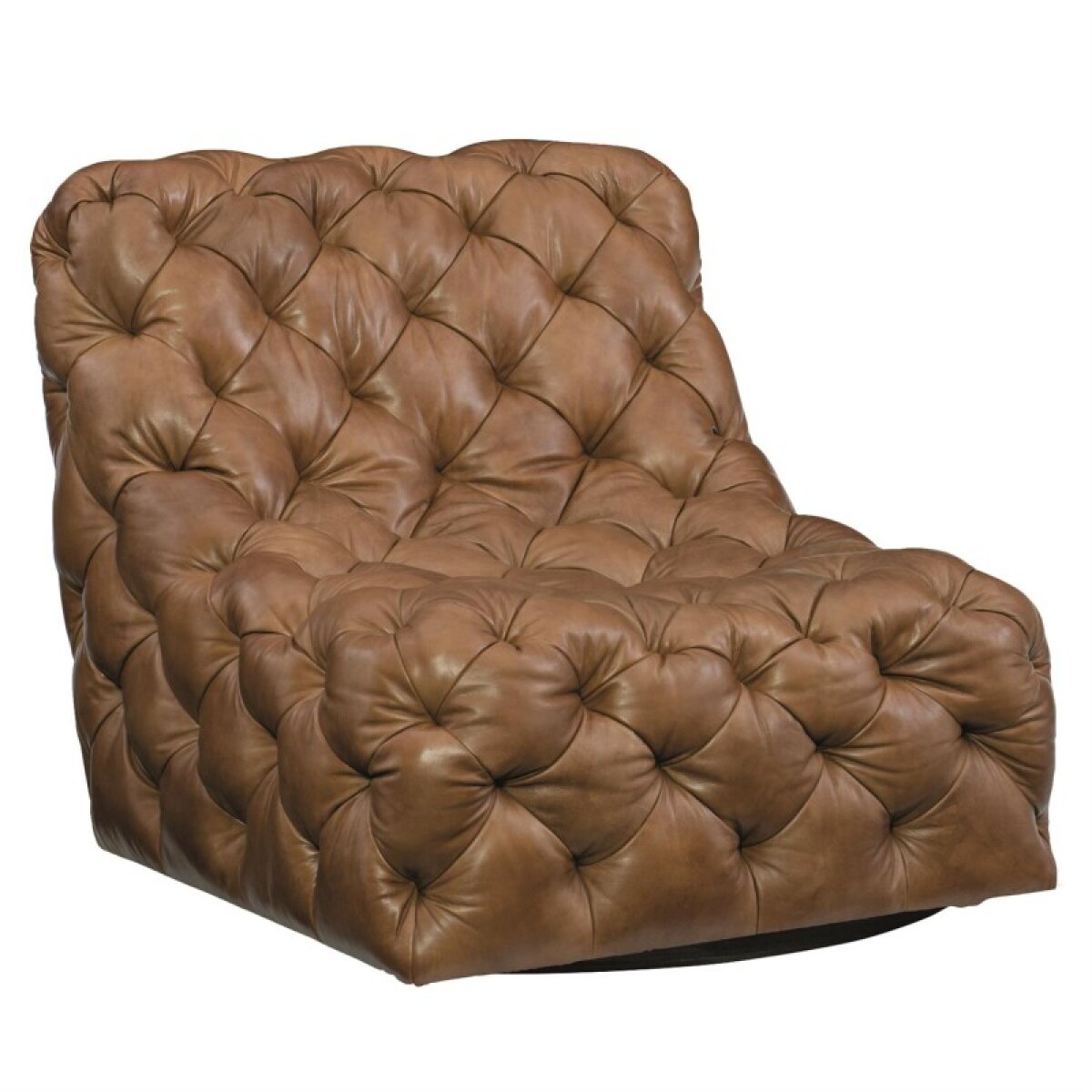 afe368872a348f4ebcbae4ca6f4f89c0 Rigby Leather Swivel Chair - Image 1
