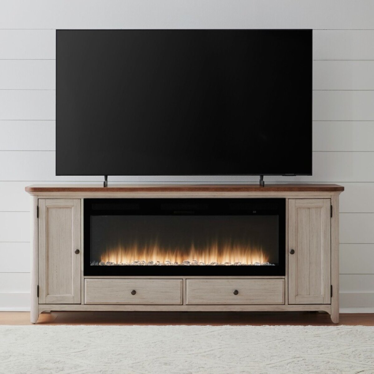 aff9c9fa0af828c363fc75efd874cfb6 Fireplace TV Consoles 652 80 Inch Console w/ Fire FTS - Image 1