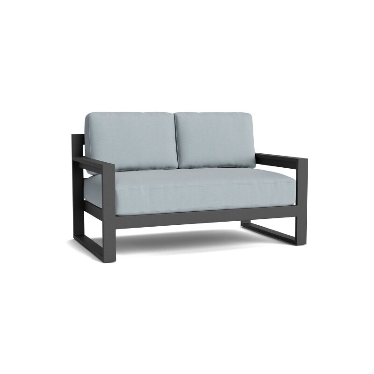 b027d03adb1a624c8c6a798055cddba4 Bonavista Outdoor Track Arm Loveseat - Image 1