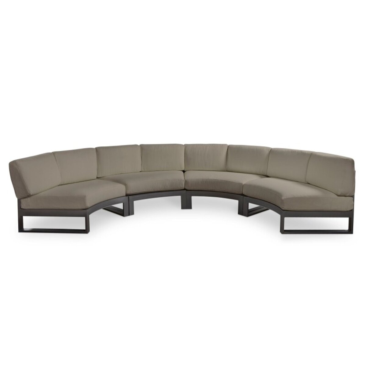 b189913ab452b941e9c5394e382a4e6d Bonavista Outdoor Curved Armless Sectional - Image 1